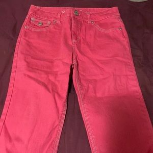 Pink Hannah Montana Disney capri shorts